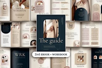 german editable canva ebook design workbook lead magnet kdp canva pdf ebook pro