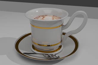 create stylized low poly assets