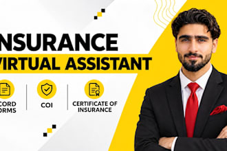 complete acord forms, coi, and certificates of insurance as an insurance agent