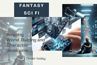 write, edit or rewrite sci fi and fantasy story science fiction book