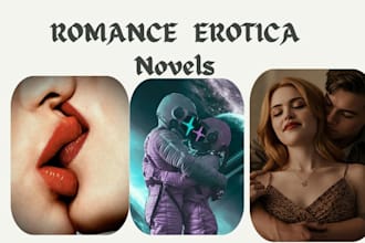 write, edit, or rewrite a romance fantasy novel, erotic book
