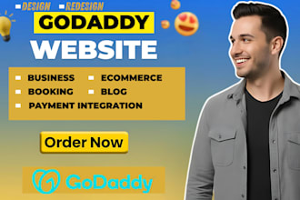 develop godaddy website redesign godaddy website design