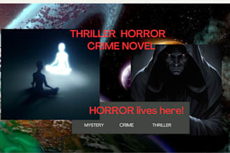 write, edit, or rewrite thriller story, crime book, or scifi