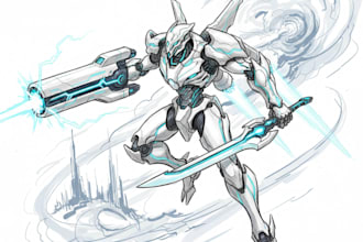 design spectacular robots, cyborgs and mechs