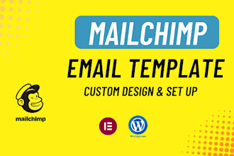 design mailchimp template email template newsletter