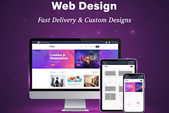 design a modern responsive website usnig HTML CSS and java script