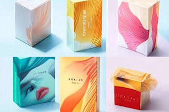design cosmetic labels and luxury packaging