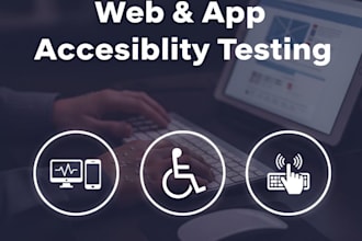 do accessibility and screen reader testing for websites and apps