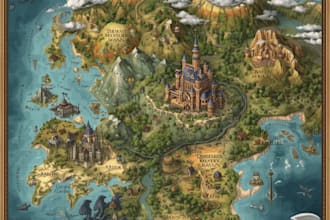 fantasy map illustration world map fantasy map maker map