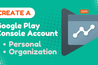 create personal or organization google play console account