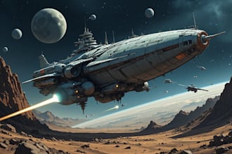making a sci fi spaceship design