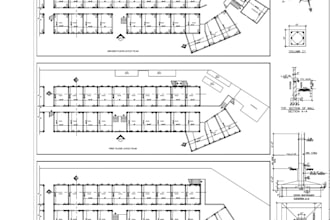create precise 2d cad drawings, floor plans, and construction drawings