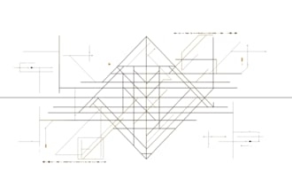 make line art, monoline geometric, minimalist tattoo design