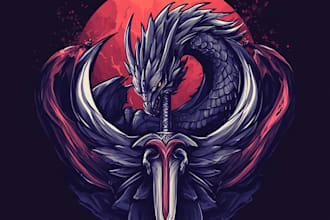 create a fantasy game logo