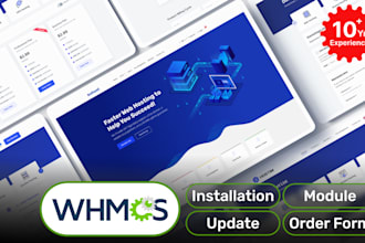 design premium whmcs templates, orderforms and custom modules