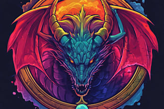 make a fantasy game logo