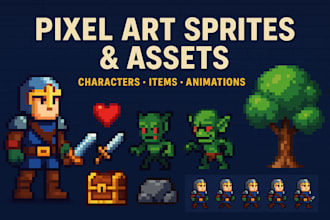 design pixel art sprites and animations for your indie game