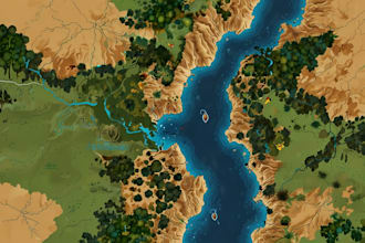 make a fantasy map for rpg fantasy dnd novels board game