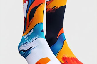 design unique socks design for your brand