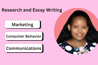 write marketing assigned, case study, consumer behavior, communications research