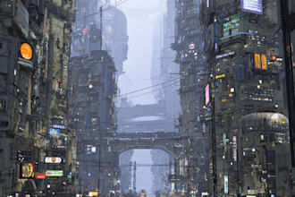 create stunning sci fi cityscapes and futuristic concept art