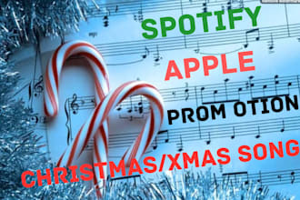 do organic viral spotify apple music promotion for your christmas and xmas song