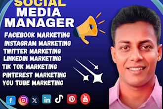 be your professional social media manager and marketing expert