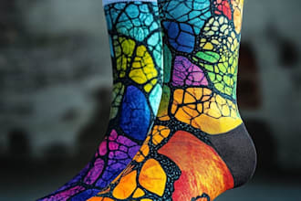design custom and unique socks design