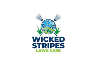 design cool lawn care coastal vibe logo