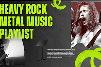 do heavy rock metal music promotion on playlist, rock metal playlist