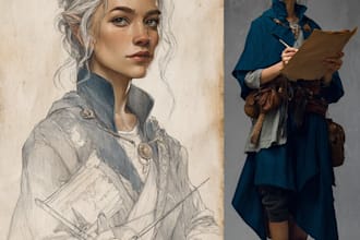 design character fantasy illustration