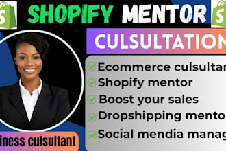 become your shopify mentor ecommerce consultant tiktok shop ads sale manager