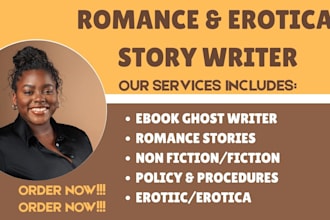 write erotic story, romance story, erotica writing, romance novel and ebooks