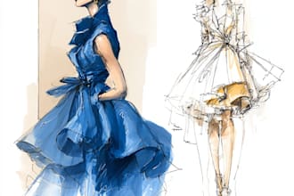 design fashion and editorial illustration