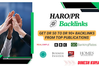 provide high quality haro backlinks from top publications
