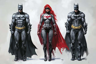 do a charcter of comic or design your comic character