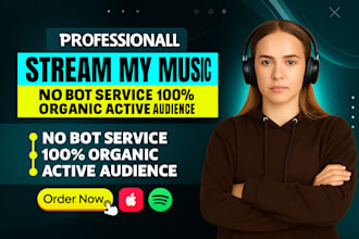 professionally stream your music on apple music, spotify and all major platforms
