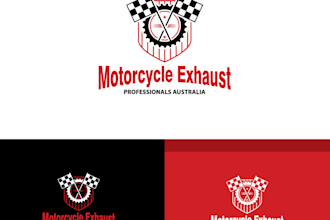 creative and good looking bike, motorcycle logo design