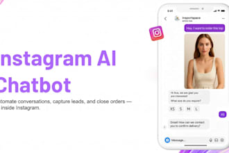 build an ai chatbot for facebook messenger or instagram