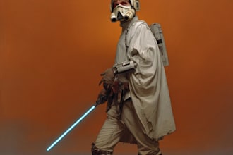 create cool artwork on the universe star wars