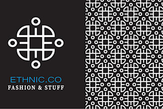create seamless and logo patterns for you brand