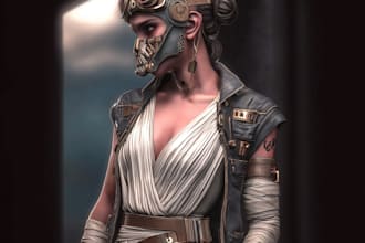 draw your star wars sci fi character art