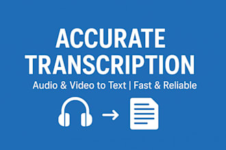 accurately transcribe your audio and video into text
