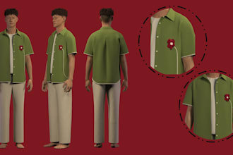 create realistic 3d garments