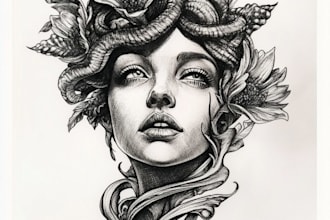 makle a tattoo design of tattoo sleeve