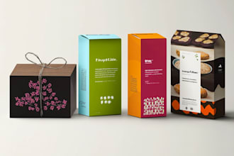 design fantastic label and packaging for your brand