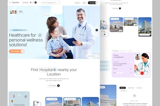 design medical, doctor, dental, clinic, hospital website with SEO on wordpress