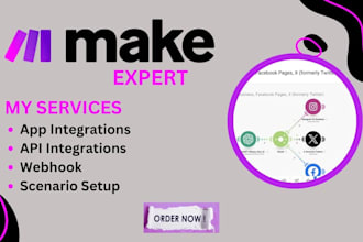 build make com automation made com api integration zapier make com
