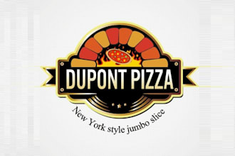 design beautiful splendid pizzeria logo