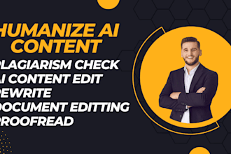 humanize ai content, plagiarism check, rewrite ai content